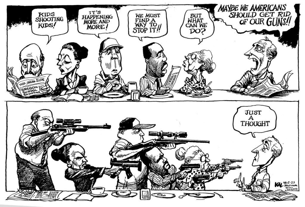 Kal, Kevin Kallaugher political illustrations