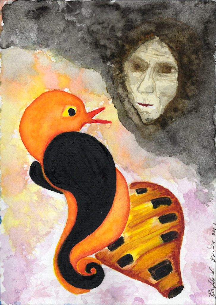 Kincskereső kisködmön 02 - aquarelle
